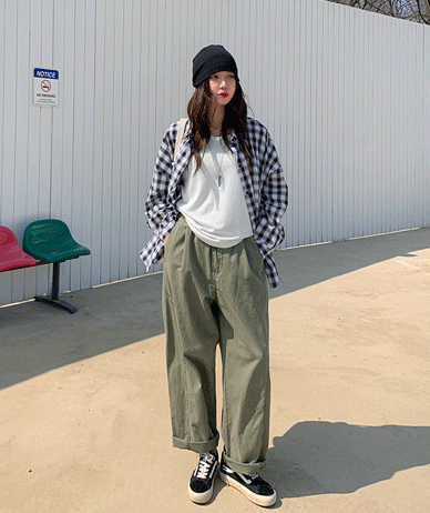 スイートチェック オーバーフィットシャツ シャツ