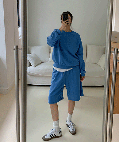 ユークパッチラグラントレーナーハーフパントレーニングセット