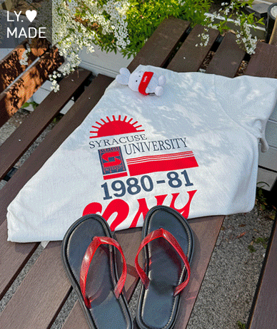 NYサンプリンティング半そでTシャツ