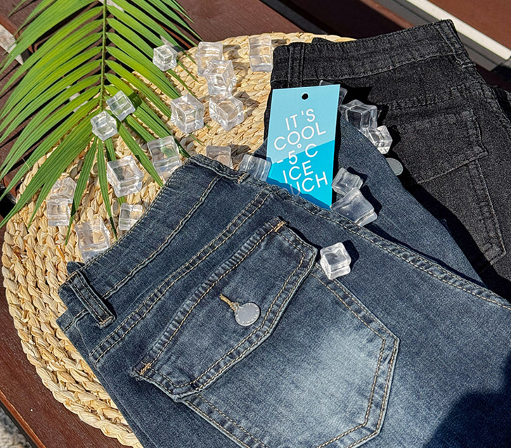 ムックバックパックフリップポケットクールデニムバンディングブーツカットパンツ(ショット/基本/ロングver)