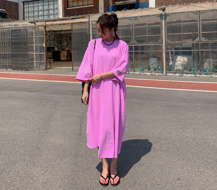 ベラピグメント7部アンバルロングワンピース