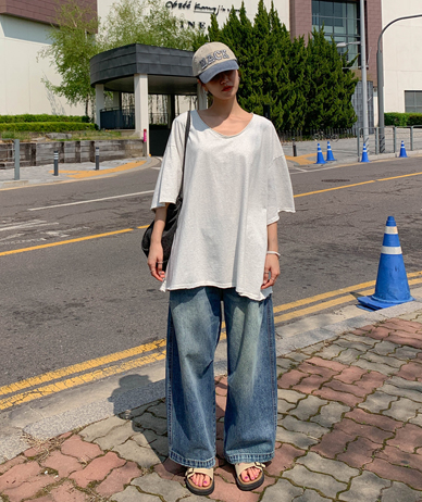 アブカットバクシー半そでロングTシャツ