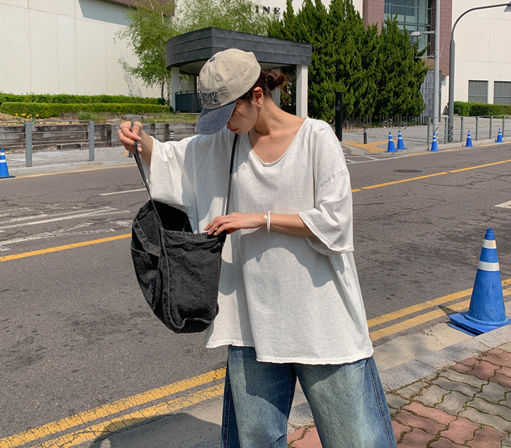 アブカットバクシー半そでロングTシャツ