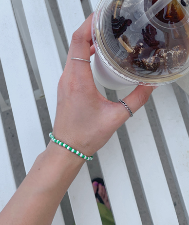 モックビーズブレスレット