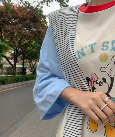 テイストライプショール