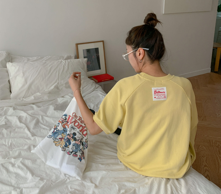 ナンバーパッチ半そでトレーナー