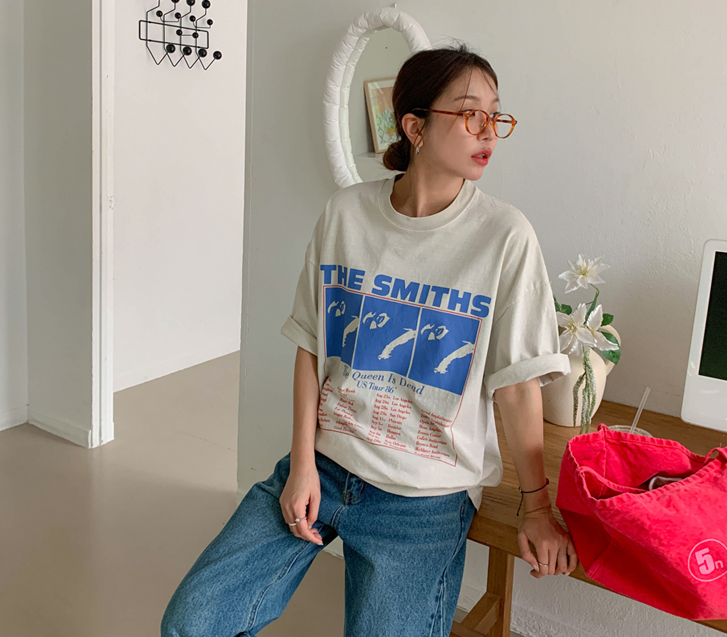 [男女共用]ツアーナ塩ピグメント半そでロングTシャツ