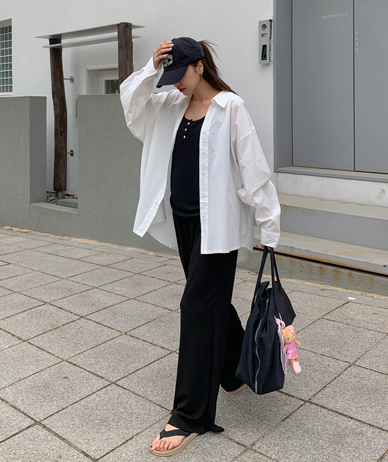 クリーン アンバル 長袖 シャツ シャツ