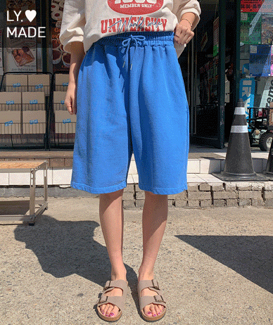 [男女共用]ダイブピグメントバックポケットラベル5部トレーニングパンツ