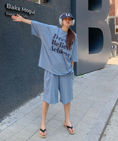 [男女共用]ビリーブナヘル半そでハーフパントレーニングセット