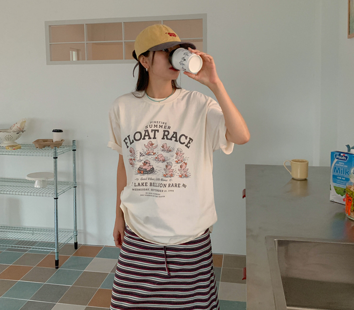 ベイビーダックナソム半そでティーシャツ