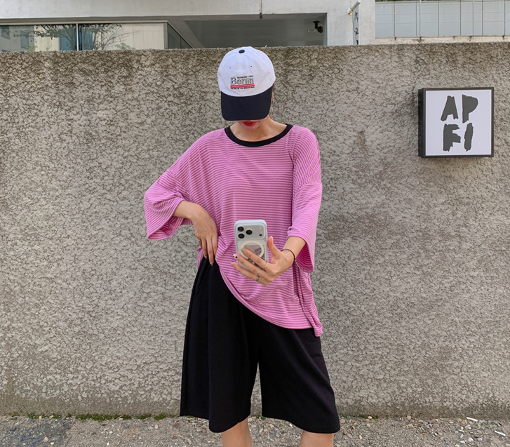 モアルディレタリングダンガラ半そでティーシャツ