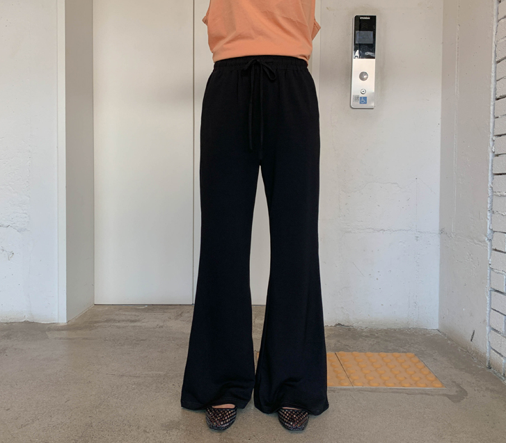 ハニースパンバンディングブーツカットパンツ