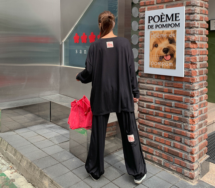 アンドバックラベルスパンジョガートレーニングセット