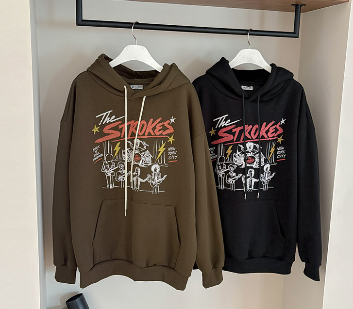 [男女共用]ダストロスナ塩起毛フードティーシャツ